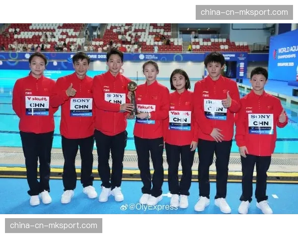 世界泳联世锦赛:中国跳水队收获混合团体全能项目金牌 世界泳联世锦赛:中国跳水队收获混合团体全能项目金牌